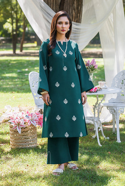 This stitched pret piece from our new arrivals features a green embroidered lawn outfit, making it the perfect lawn dress for summer season and timeless collection.

